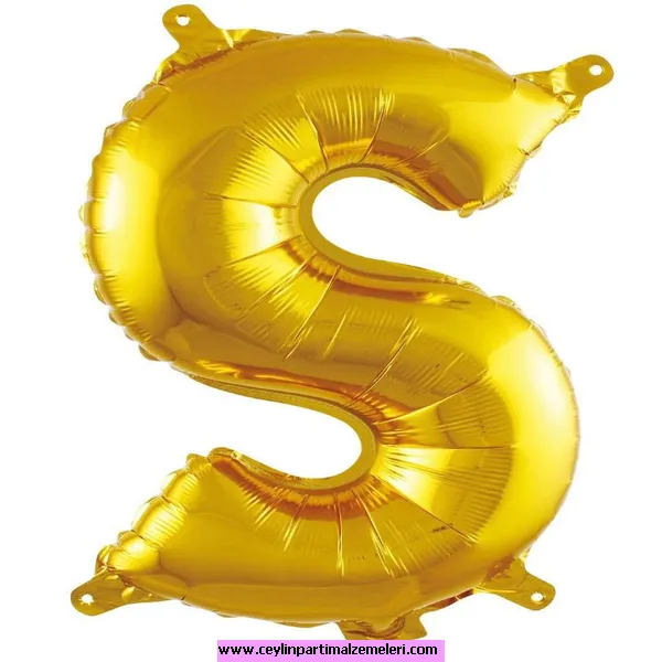 S Gold Folyo Balon